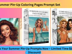 Summer Pin-Up Coloring Review