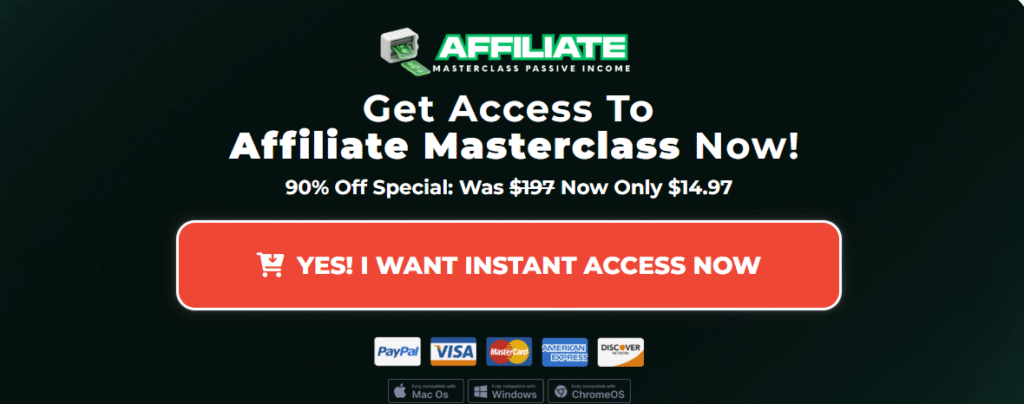 Affiliate Masterclass Review