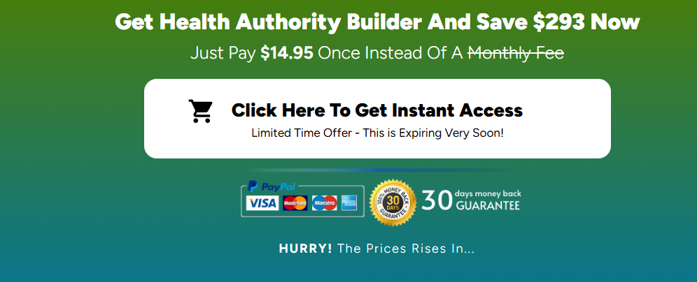 HealthAuthority Builder Review