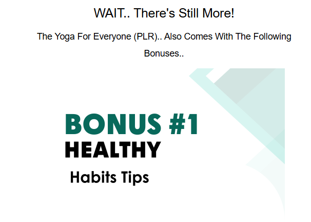 Yoga for Everyone (PLR)Review